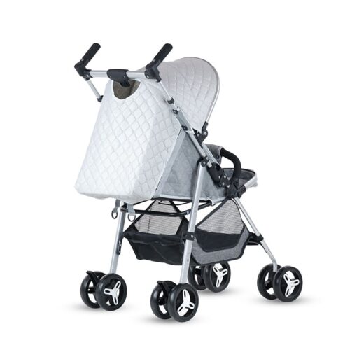 StarAndDaisy Urban Travel-Freindly Lightweight Easy Fold Compact Travel Baby, Kids Stroller ,Pram, Buggy & Pushchair for mom on Wheels (Grey & Silver) - Image 9