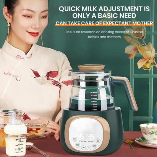 StarAndDaisy baby formula water kettle for newborn milk with food processor cup, sterilizer and temperature control - Image 2