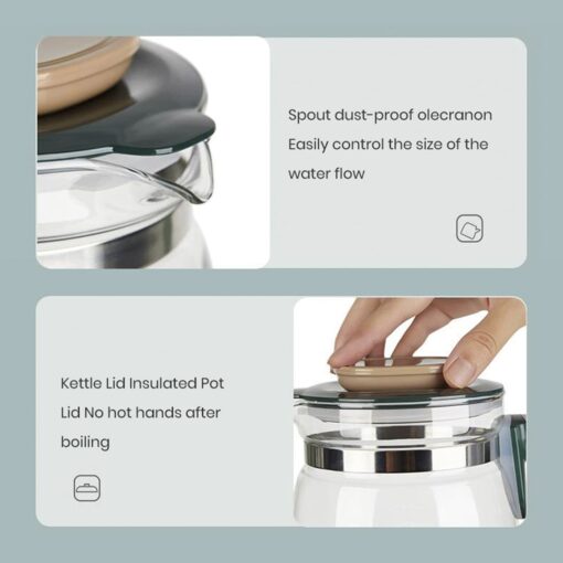 StarAndDaisy baby formula water kettle for newborn milk with food processor cup, sterilizer and temperature control - Image 14