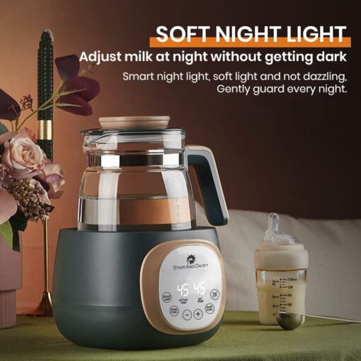 StarAndDaisy baby formula water kettle for newborn milk with food processor cup, sterilizer and temperature control - Image 5