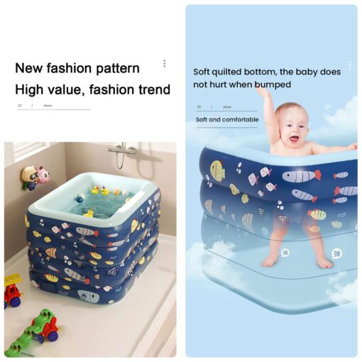 StarAndDaisy Automatic Swimming Pool Wireless Inflatable (Fish Print 1.8m) - Image 5