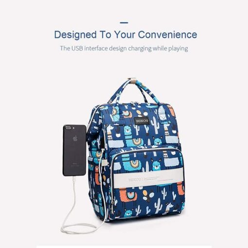 StarAndDaisy Multi Utility Diaper Bag / Maternity Bag - Blue - Image 8