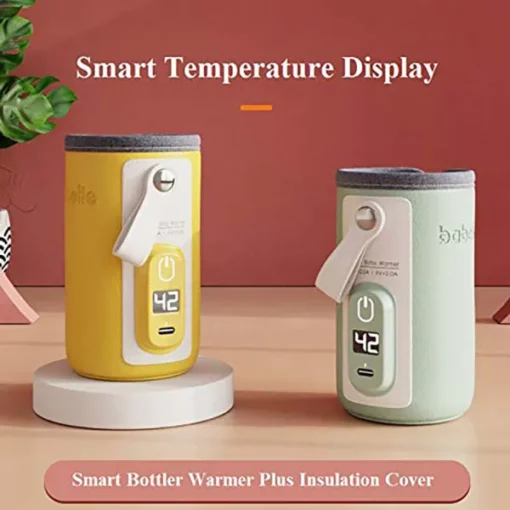 StarAndDaisy Smart USB Baby Bottler Warmer/Bottle Insulation Cover for Car & Travel (Yellow) - Image 8