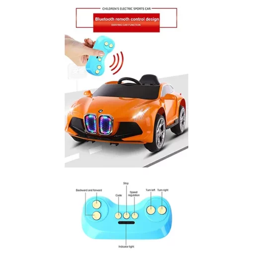 StarAndDaisy Battery car (7188), Rechargeable, Dual Drive, Dual Battery Multifunctional Car for Kids 0-5 Years (Red) - Image 4