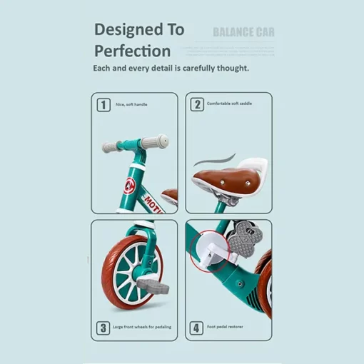 StarAndDaisy Balancing Kids Bike cum Trike - White - Image 6