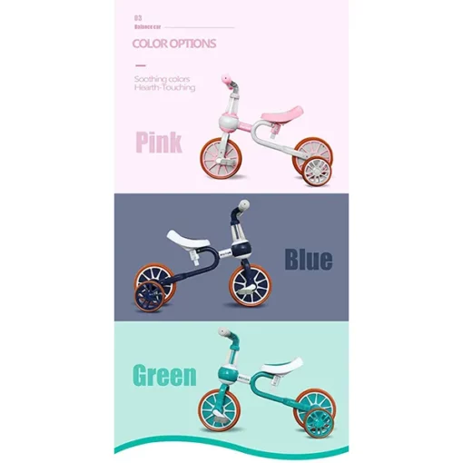 StarAndDaisy Balancing Bike cum Tricycle (Green) - Image 5