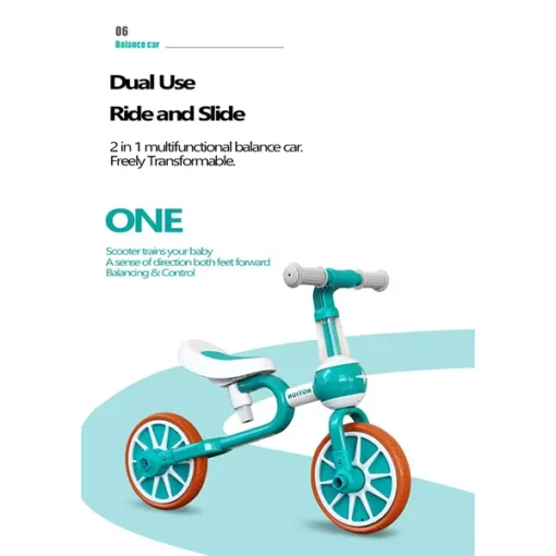 StarAndDaisy Balancing Bike cum Tricycle (Green) - Image 6
