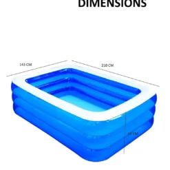 Inflatable Paddling Pool for Kids and Family