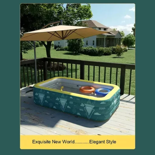StarAndDaisy GenNext Wireless Inflation Swimming Pool for Kids with Wireless one Touch Inflation Gun for Kids and Adults (3 Meter Pool with Wireless Inflation) - Image 4