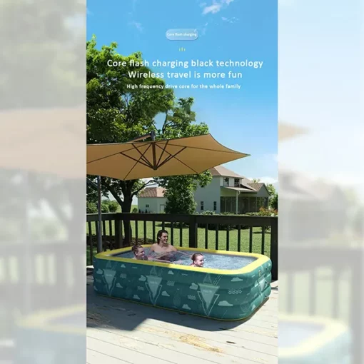 StarAndDaisy GenNext Wireless Inflation Swimming Pool for Kids with Wireless one Touch Inflation Gun for Kids and Adults (3 Meter Pool with Wireless Inflation) - Image 5