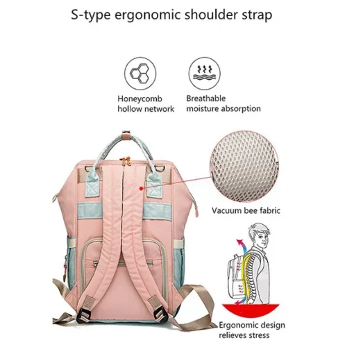 StarAndDaisy Multi Utility Diaper Bag / Maternity Bag - Blue - Image 5