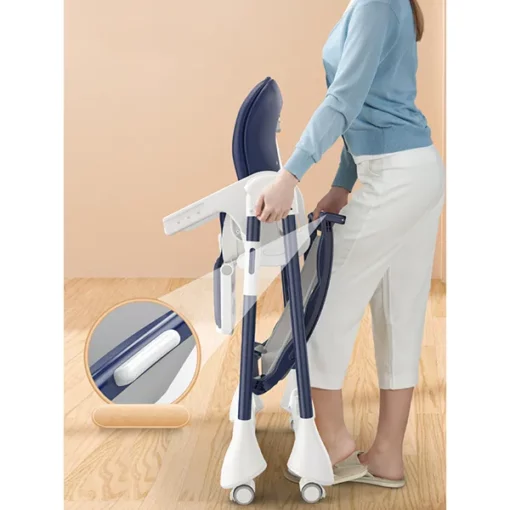 StarAndDaisy Premium Luxury High Chair (Blue) - Image 7