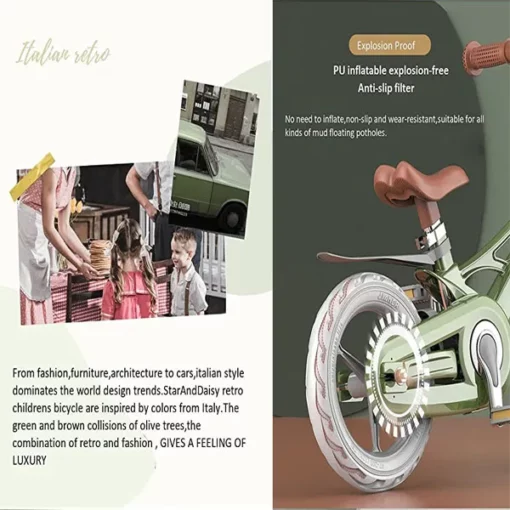 StarAndDaisy Kids Bicycle Anti-Skid Pedal Non Toxic Paint Power Brake 16 inches Wheel Seat Height  Baby Cycle for Boys & Girls 2-6 Years - Image 3