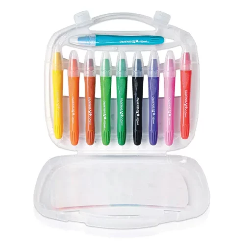 Maped Water Color Pens Gel Crayons Set - Pack of 10. - Image 3