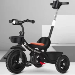 Buy Luxury Kids Cycle Toddlers Bicycle/ Tricycle (Black) Online India