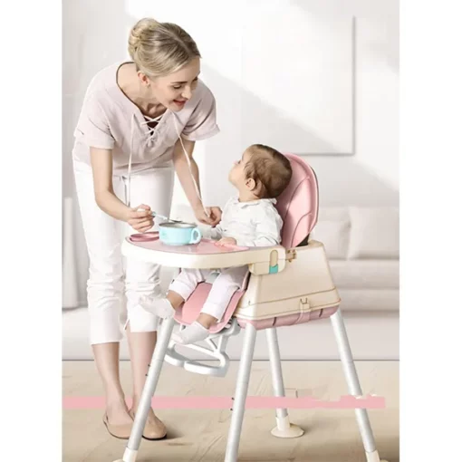StarAndDaisy Comfort 4 in 1 High Chair - Booster Seat in Graffiti Prints (Blue) - Image 11