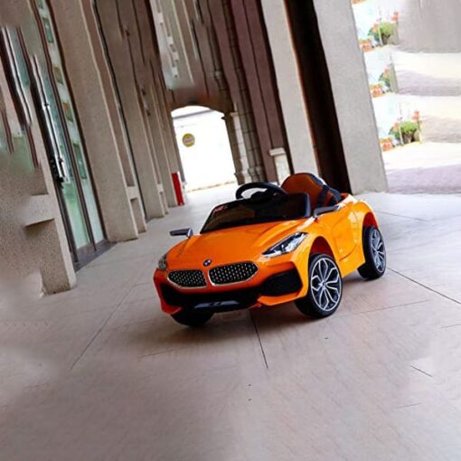 staranddaisy electric kids ride on cars motorized vehicles w/remote control, suspension, music player for kids 1-5 year with battery, 2 hours driving time *one broad seat-Orange - Image 6