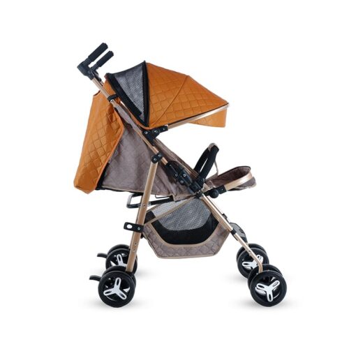 StarAndDaisy - Easy Fold Compact Travel Stroller & Pram, Pushchair for Baby from 0 to 3 Years, Travel-Friendly Lightweight (Brown) - Image 9