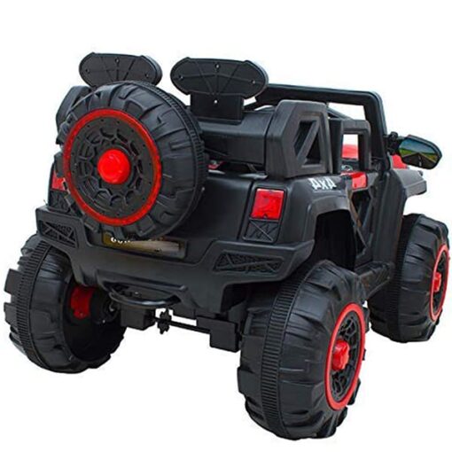 Staranddaisy Monster Wheel Electric Battery Operated Ride on Jeep for Kids 2yr - 8 yr (Red) - Image 5