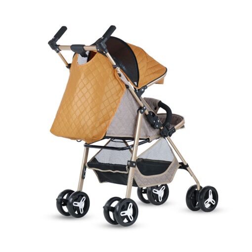 StarAndDaisy - Easy Fold Compact Travel Stroller & Pram, Pushchair for Baby from 0 to 3 Years, Travel-Friendly Lightweight (Brown) - Image 10