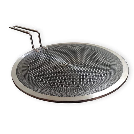 SND Homes Smart Cookware Stainless Steel SUS 304 Non-Stick Diamond Coating 7 Layer Energy Saving Tawa for Dosa/ Uttapam/ Pratha/ Chapati (Silver - 26cm | 30cm Tawa)