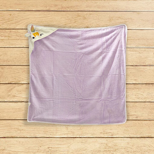 Staranddaisy Newborn 3-in-1 Unicorn Wrapper Baby Bath Towel (Purple),Pack of 1 Piece set (Upto 12 month) - Image 4