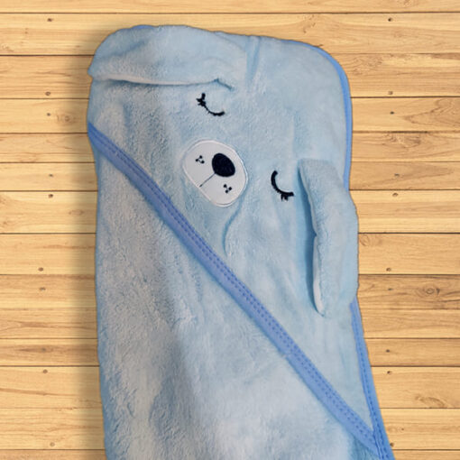 Staranddaisy Newborn 3-in-1 Unicorn Wrapper Baby Bath Towel (Blue),Pack of 1 Piece set (Upto 12 month) - Image 2