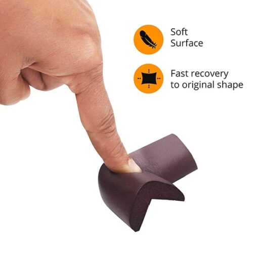 StarAndDaisy Baby Proofing Corner Guards | Pre-Taped Corner Protectors | Child Safety Edge Guards - (10 Pieces) - Image 2