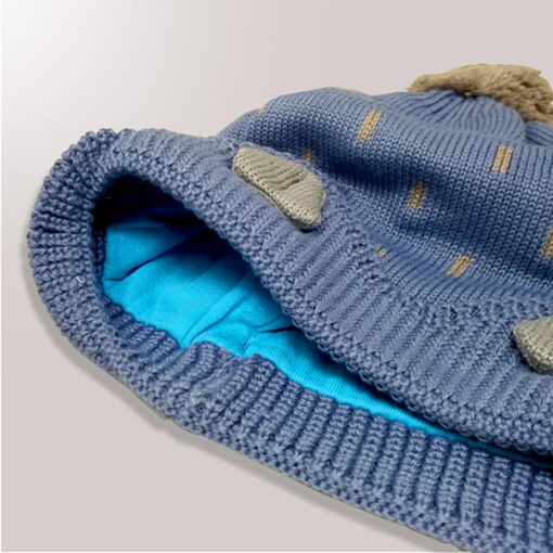 StarAndDaisy Kids Winter Cap (Upto 4 years kids Blue Bayoux) - Image 2