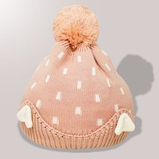 StarAndDaisy Kids Winter Cap (Upto 4 years kids – Sandy brown)