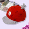 StarAndDaisy Kids Summer Cap (Upto 4 years kids – Red)