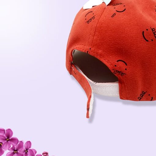 StarAndDaisy Kids Summer Cap (Upto 4 years kids – Red) - Image 2