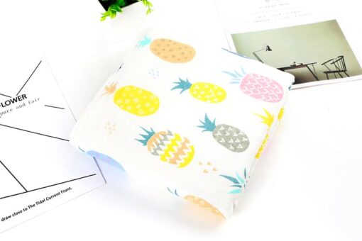 Pack of 1 | Size 110cm by 110cm | Pineapple Pattern