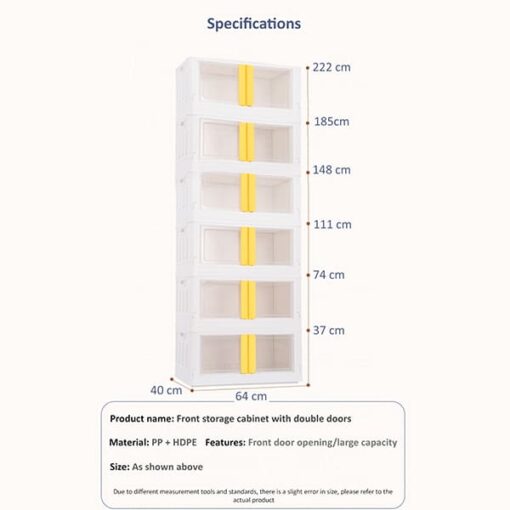 StarAndDaisy Kids Wardrobe - Storage Cabinet - Portable Almira with Drawers & Convertible Design