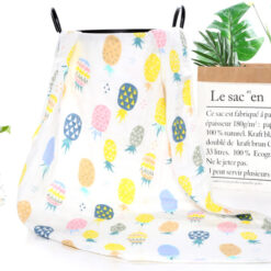 Pack of 1 | Size 110cm by 110cm | Pineapple Pattern