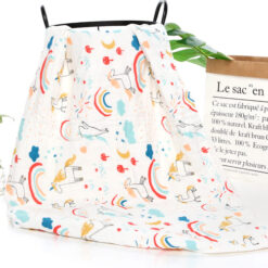 StarAndDaisy Blanket Wrap Super Soft 100% Muslin Organic Cotton - Pack of 1 Rainbow Pattern