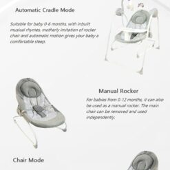 baby swing cradle