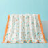 StarAndDaisy Premium Cotton 6 Layered Baby Muslin Blanket Vegies Print - Orange