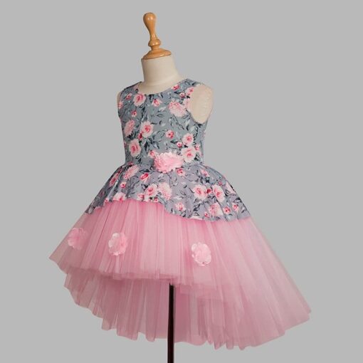 Toy Balloon Kids Girls Baby Pink Dress - Image 4