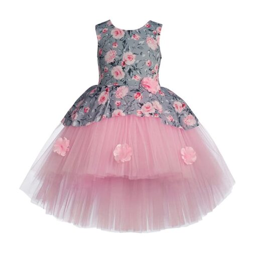 Toy Balloon Kids Girls Baby Pink Dress - Image 8
