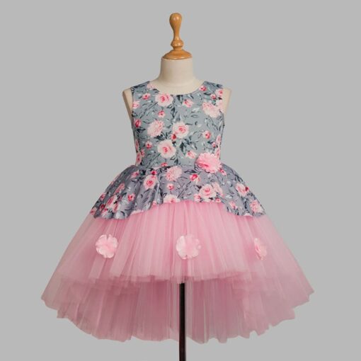 Toy Balloon Kids Girls Baby Pink Dress