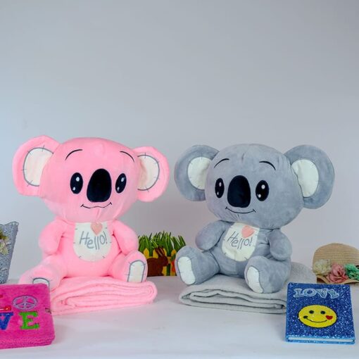 StarAndDaisy Quala Soft Toy Multipurpose AC Blanket for Kids - Pack Of 1(Size - 48cm by 68cm | Color - Pink) - Image 2