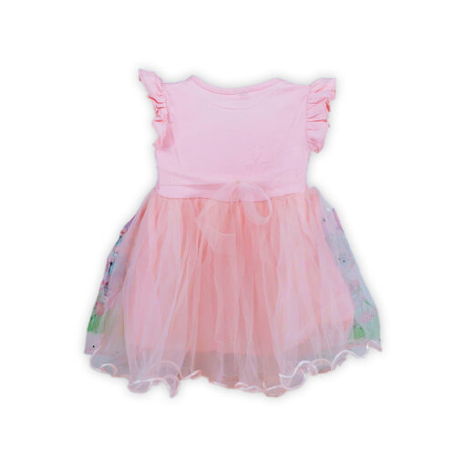 Pink Toddler Baby Girl Princesses Belle Dress - Image 2