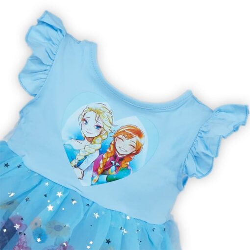 Blue Cute Dolls Toddler Baby Girl Princesses Belle Dress - Image 2
