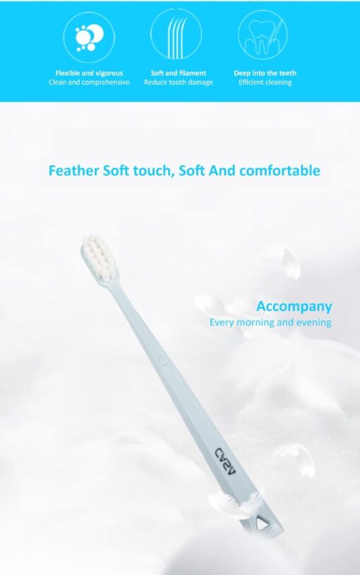 StarAndDaisy Toothbrush Soft Bristle, 10000 Fine Bristles, Antibacterial Brush with Deep Cleaning (Casa 908-Pack of 8) - Image 4