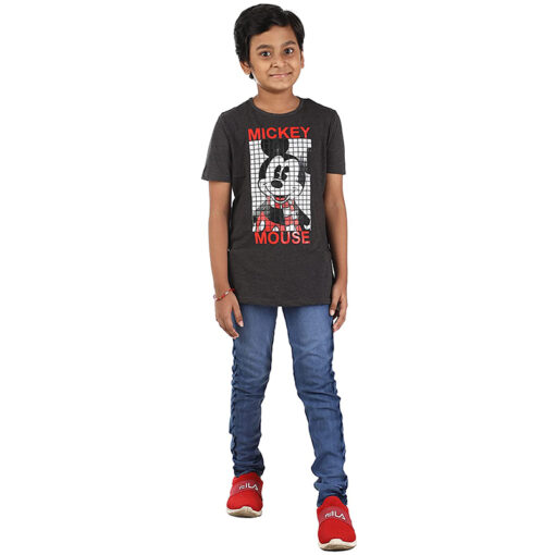 Mickey Mouse Printed Cotton T-shirt for Kids from 2years to 6years - Image 6