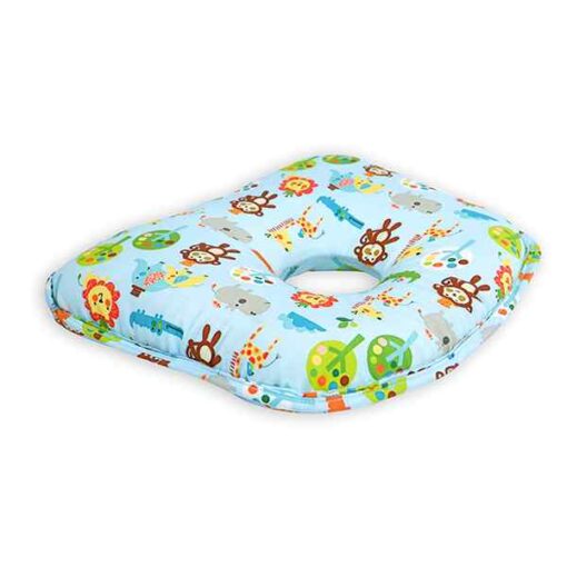 StarAndDaisy Memory Foam Baby Head Shaping Pillow for Preventing Flat Head Syndrome, 0+ Years, 26 cm X 21 cm X 4 cm (Bambi & Friends) - Multicolor - Image 2
