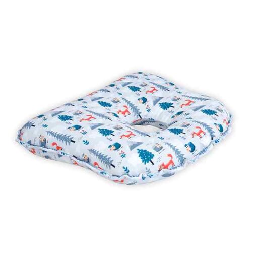 StarAndDaisy Memory Foam Baby Head Shaping Pillow for Preventing Flat Head Syndrome, 0+ Years, 26 cm X 21 cm X 4 cm (Bambi & Friends) - Multicolor - Image 2