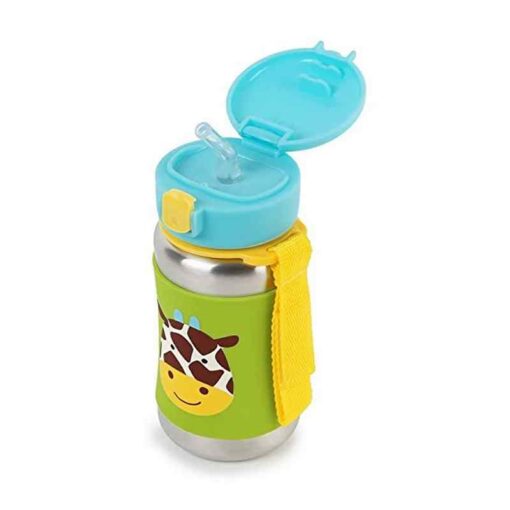 Skip Hop Zoo Stainless Steel Sports Bottle Giraffe - Image 4