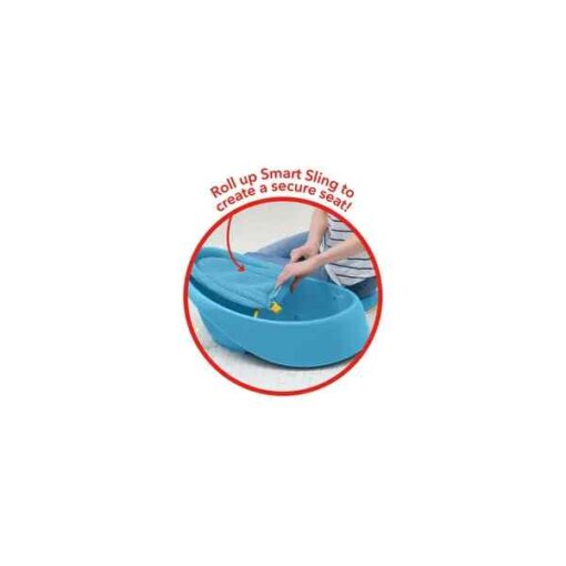 Skip Hop Bath Tub Moby Smart Sling 3-Stage Tub Blue 3M to 36M - Image 6
